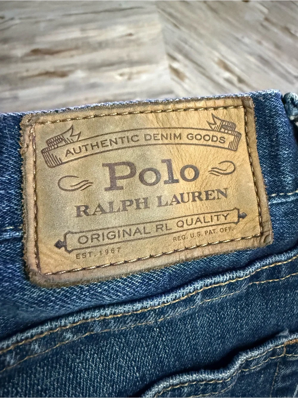 Polo Ralph Lauren Men’s 36x30 Hampton Relaxed Straight Dark Blue